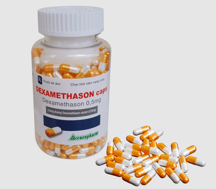 DEXAMETHASON CAPS (chai 500 viên)